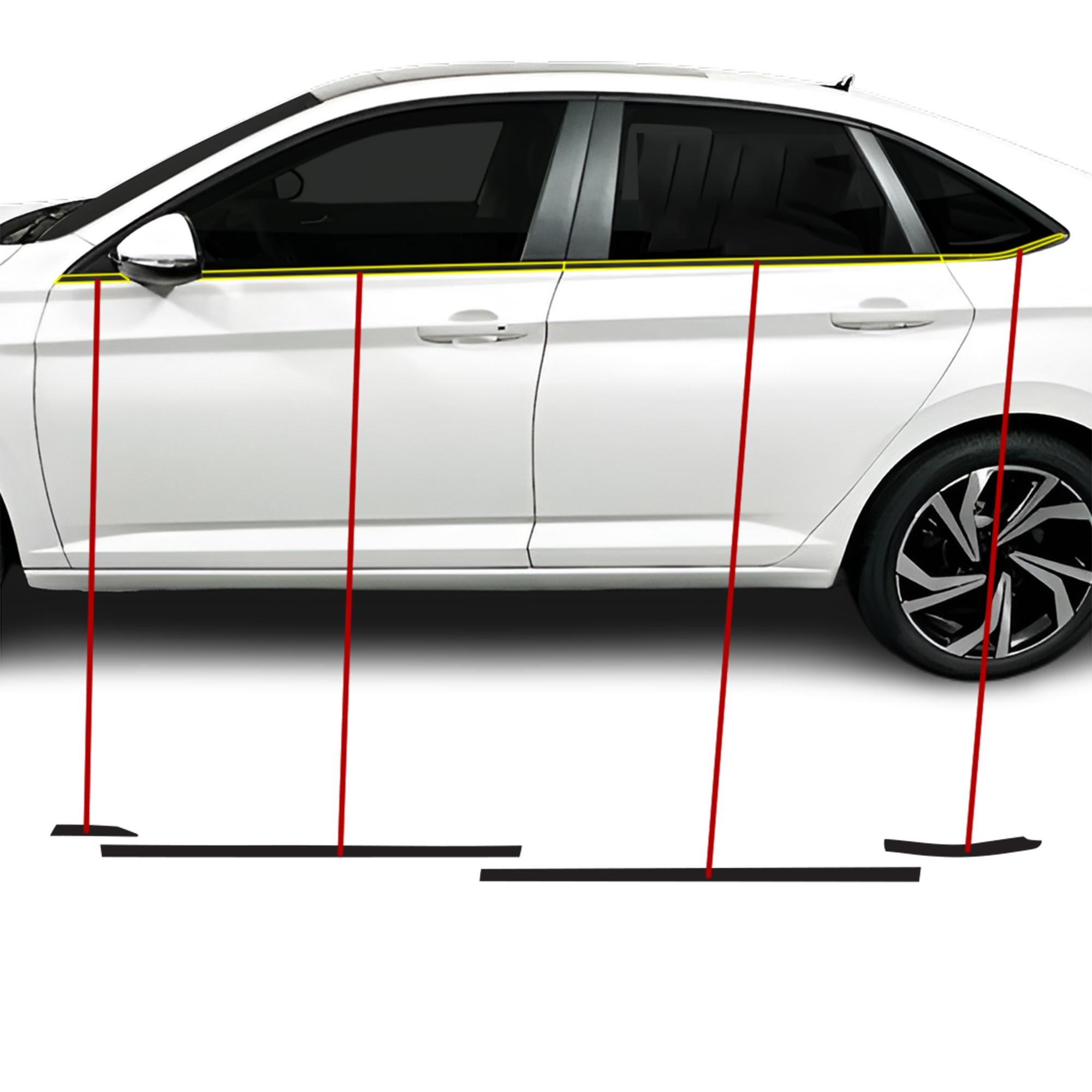 VW Tiguan - Gasdemper achterklep Tiguan