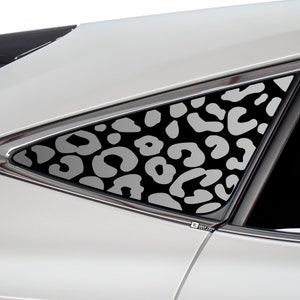 Fits Toyota Venza 2020 - 2024 Quarter Window Animal Leopard Cheetah Cow Print Vinyl Decal Stickers 2023 2022 2021