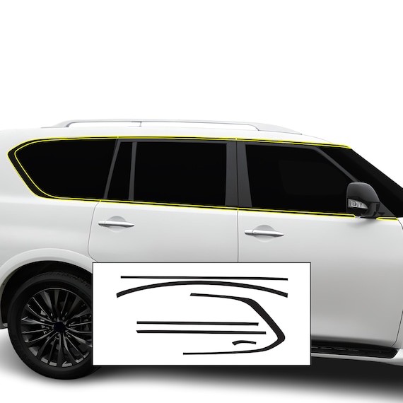 523】Infiniti QX56/QX80 クローム 外装トリム 4個 523】Infiniti QX56