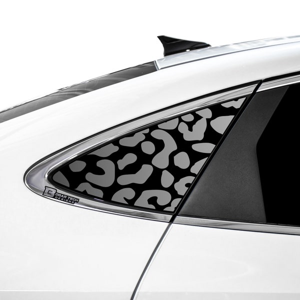 Convient 2021 2022 2023 Hyundai Sonata quart fenêtre Animal léopard guépard vinyle décalcomanie autocollants coeur vache étoile patte motif