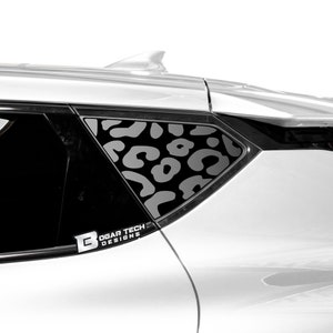 Fits Kia EV6 Quarter Window Animal Leopard Cheetah Cow Pattern Vinyl Decal Stickers