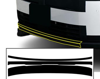 Hyundai Santa Fe 2024-2027 - Chrome Delete Kit: Blackout Vinyl Overlay - Gloss Black