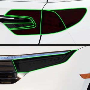 Pasuje do Honda Odyssey 2021-2024 Zestaw przednich świateł tylnych z wstępnie przyciętym przydymionym winylem, folia nakładkowa, osłona PPF 2021 2022 2023 2024