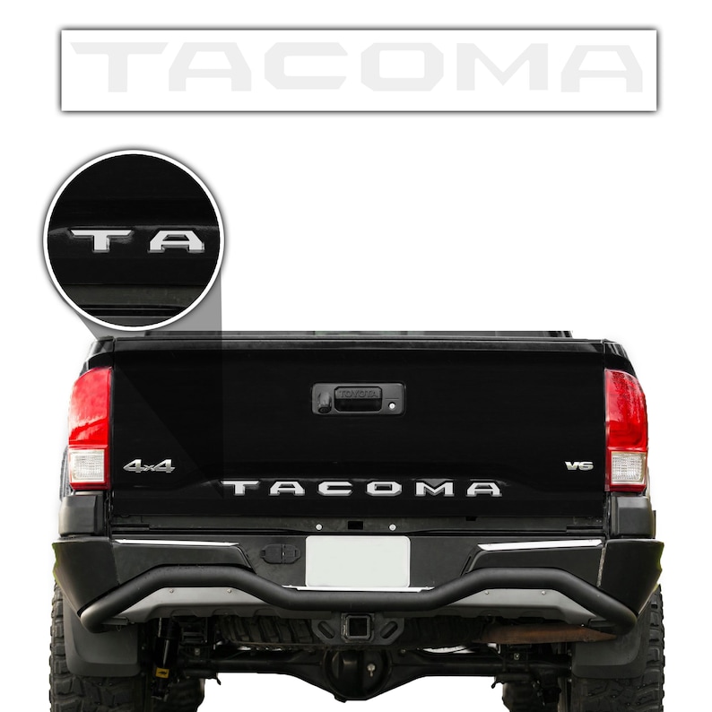 Tailgate Letter Insert Vinyl Decal Stickers Fits Toyota Etsy