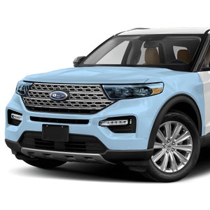 Fits Ford Explorer 2020 2021 2022 2023 Premium Pre Cut Paint Protection Film Clear Bra DIY PPF Decal Kit