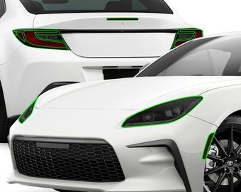 Toyota GR86 Smoked Head & Tail Light Tint Kit (2022-2026)
