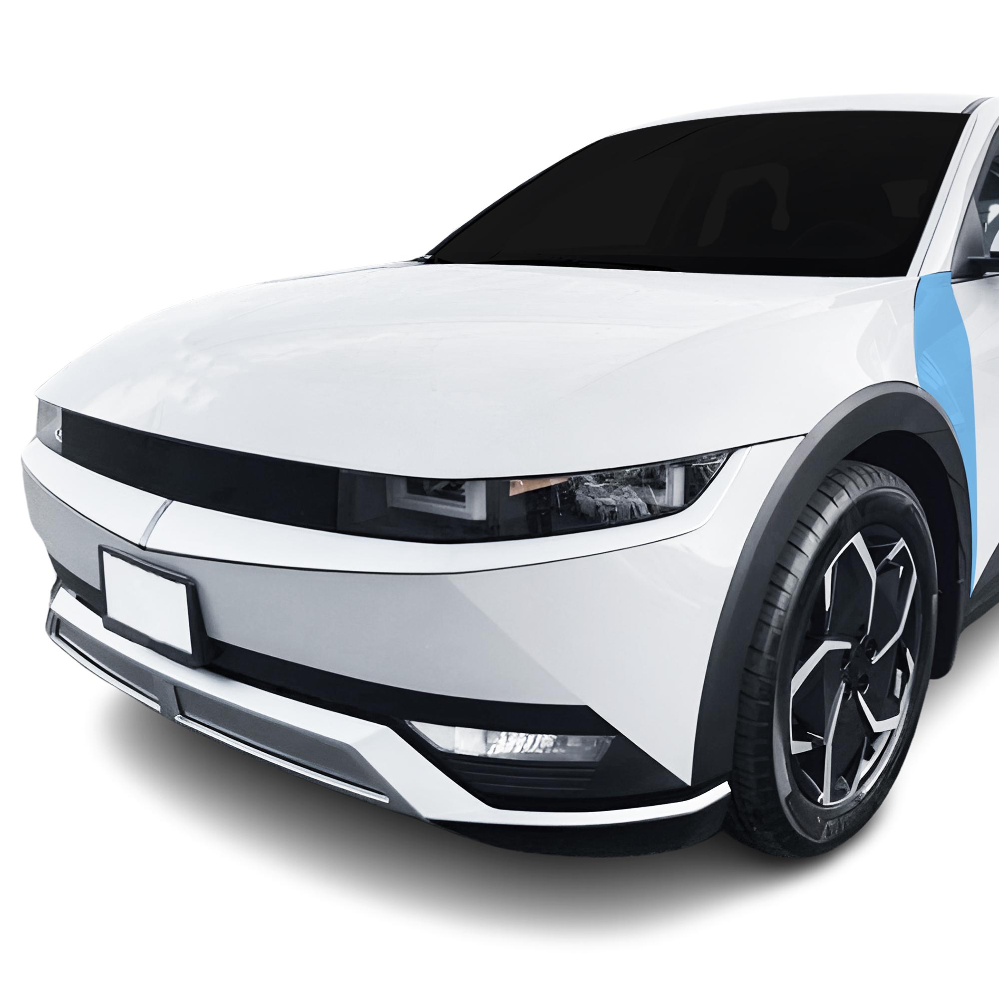 Protection Pour Pare-chocs Arrière Hyundai IONIQ 9 SUV 2025 | Autocollant En Cuir Fibre De Carbone | Anti-rayures Et étanche - 10