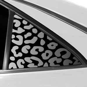 Fits Toyota Camry 2015-2017 Quarter Window Animal Leopard Cheetah Cow Print Vinyl Decal Stickers 2015 2016 2017