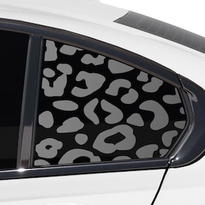 Fits BMW 3 Series 2019 - 2023 Quarter Window Animal Leopard Cheetah Cow Print Vinyl Decal Stickers 2022 2021 2020