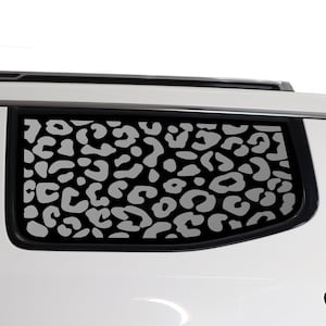 Past Jeep (Grand) Wagoneer 2022-2025 Quarter Window Animal Leopard Cheetah Cow Print Vinyloverdrukplaatjestickers 2022 2023 2024 2025