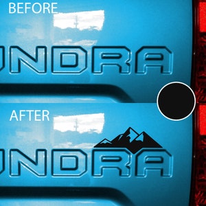 Toyota Tundra Tailgate Mountain Vinyl Decal (2014-2021)