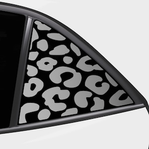 Fits Toyota Corolla Hatchback 2019-2024 Quarter Window Animal Leopard Cheetah Cow Print Vinyl Decal Stickers 2019 2020 2021 2022 2023 2024