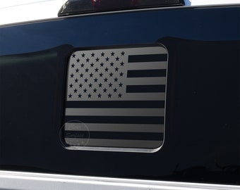 Fits 2015 - 2021 Ford F150 F250 F350 Back Rear Middle Window American Flag Vinyl Decal Sticker Thin Blue Red Line 2016 2017 2018 2019 2020