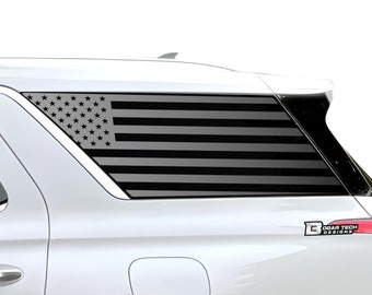 Passend für 2020 - 2023 Hyundai Palisade Quarter Fenster Amerikanische Flagge Vinyl Aufkleber Aufkleber Distressed Blau Rot Pink Linie 2021 2022