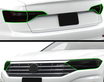 Jetta Smoked Head & Tail Light Tint Kit (2019-2024)