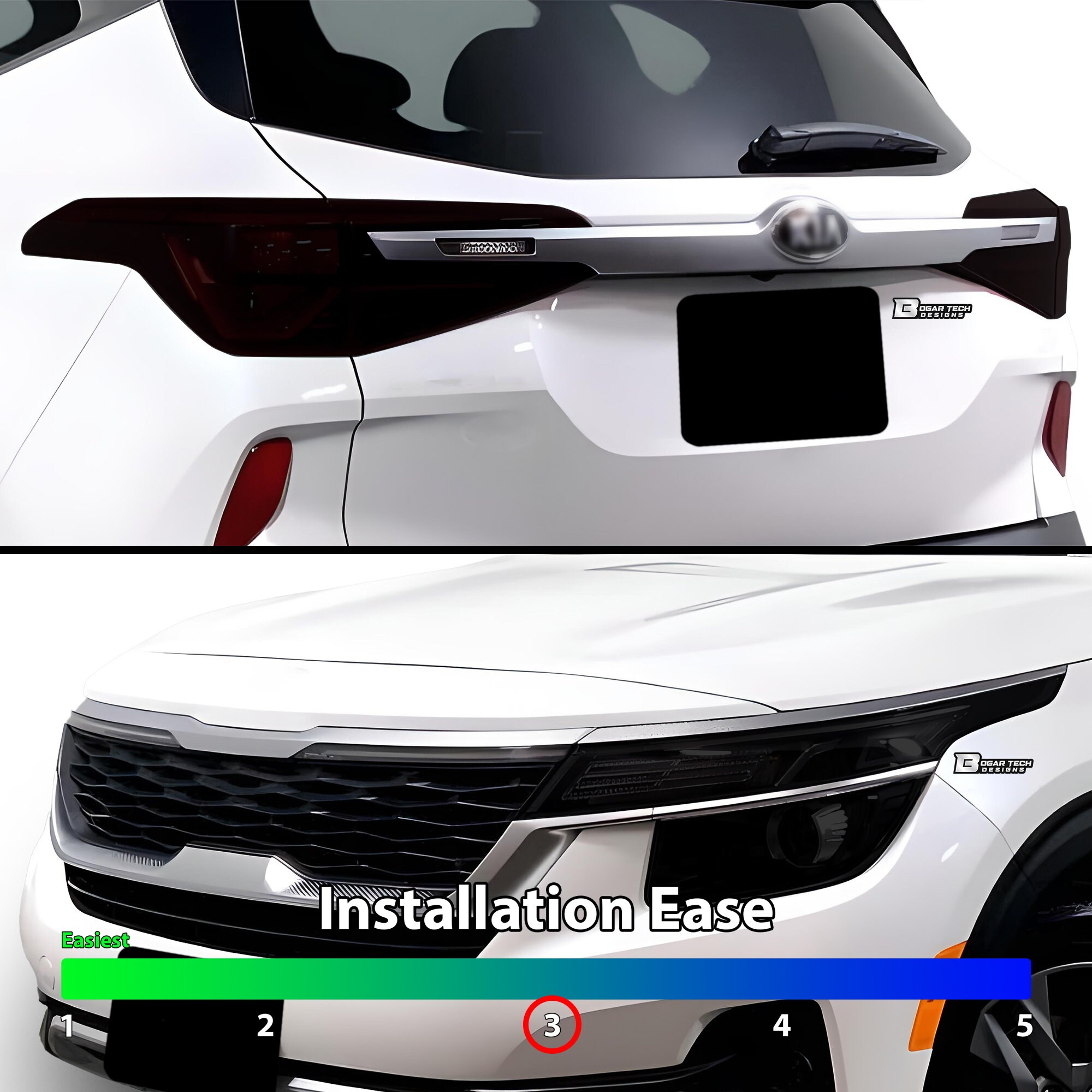 Fits Kia Seltos 2021 2023 Head Tail Light Precut Smoked Vinyl Tint Kit Film Overlay PPF Cover Headlight Taillight 2023 2022 2021 Etsy