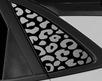 Hyundai Kona Quarter Window Decal: Animal Print Vinyl Stickers (2018-2023)