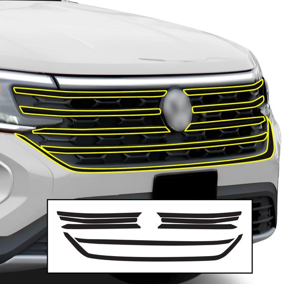 Chrome Delete Decal For Volkswagen Atlas 2018-2025 – Side Window Blackout Vinyl Kit - View #5