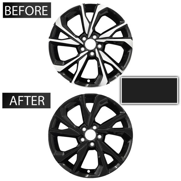 Honda Civic Sport Wheel Chrome Delete Blackout Vinyl Overlay (2016-2021)