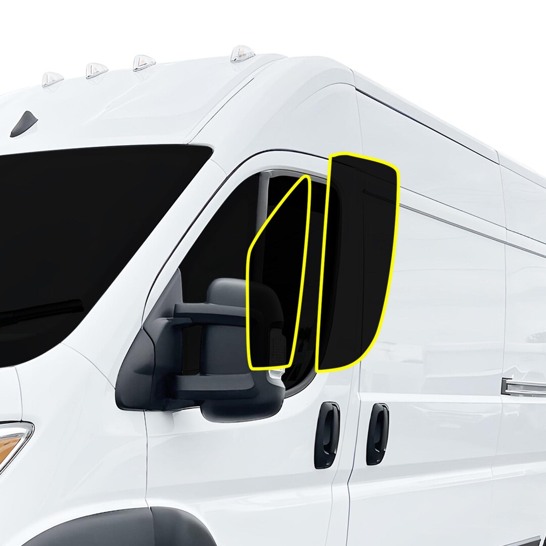 Precut Nano Window Tint For Ram Promaster City 2014-2018 Front Doors – Multiple Shades