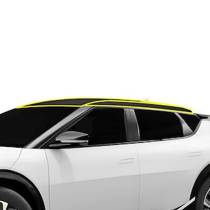 Pasuje do KIA EV6 2022+ Pre Cut Roof Premium Paint Protection Film Gloss Black Carbon Fiber PPF Decal Kit 2025 2024 2023 2022