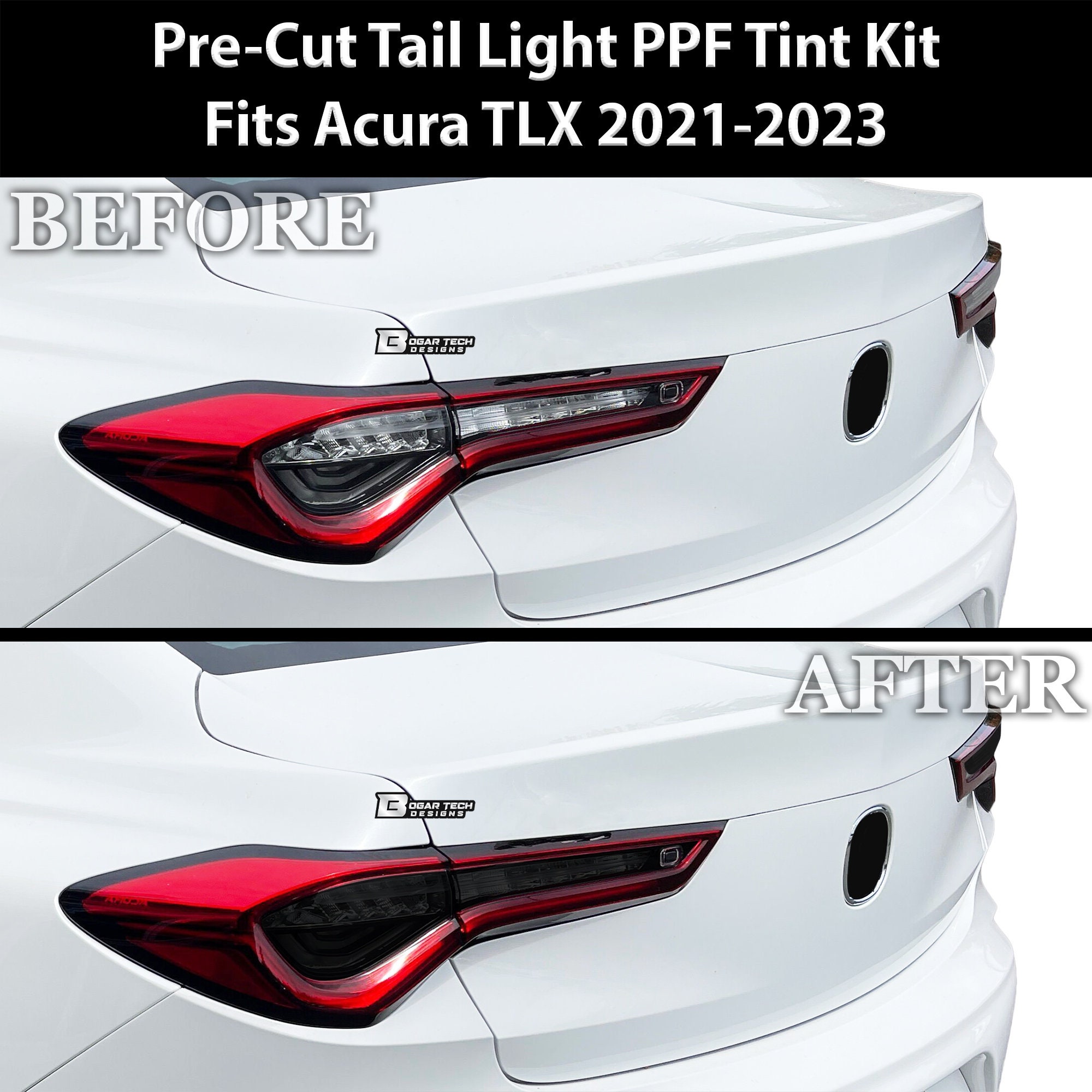 Crux Moto Headlight Full Vinyl Tint Overlay - Light Smoke 50 Precision Fit For Nissan 2025