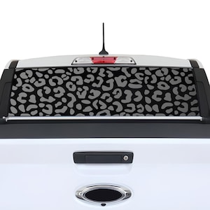 Fits 2022 2023 Ford Maverick Rear Window Windshield Animal Leopard Cheetah Vinyl Decal Stickers
