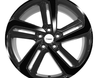 Chrome Delete Blackout Vinyl Wrap Fits Honda Accord Sports Wheel 2018 2019 2020 2021 2022 Sedan