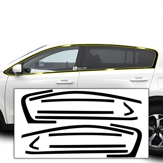 Fits Kia Sportage 2017 2022 Side Window Rear Front Bumper Vinyl
