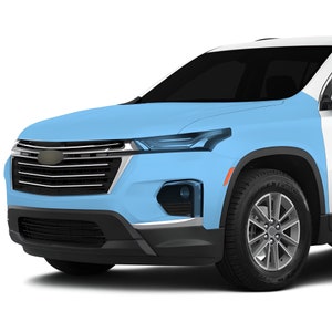 Passend für Chevy Traverse 2022-2023 Pre Cut Hood Kotflügel und Frontstoßstange Premium Lackschutzfolie Klar BH PPF Aufkleber Kit 2022 2023