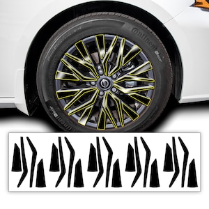 Past Nissan Altima 2019 2020 2021 2022 2023 Velg Vinyl Chrome Delete Trim Blackout Decal Sticker Cover Overlay