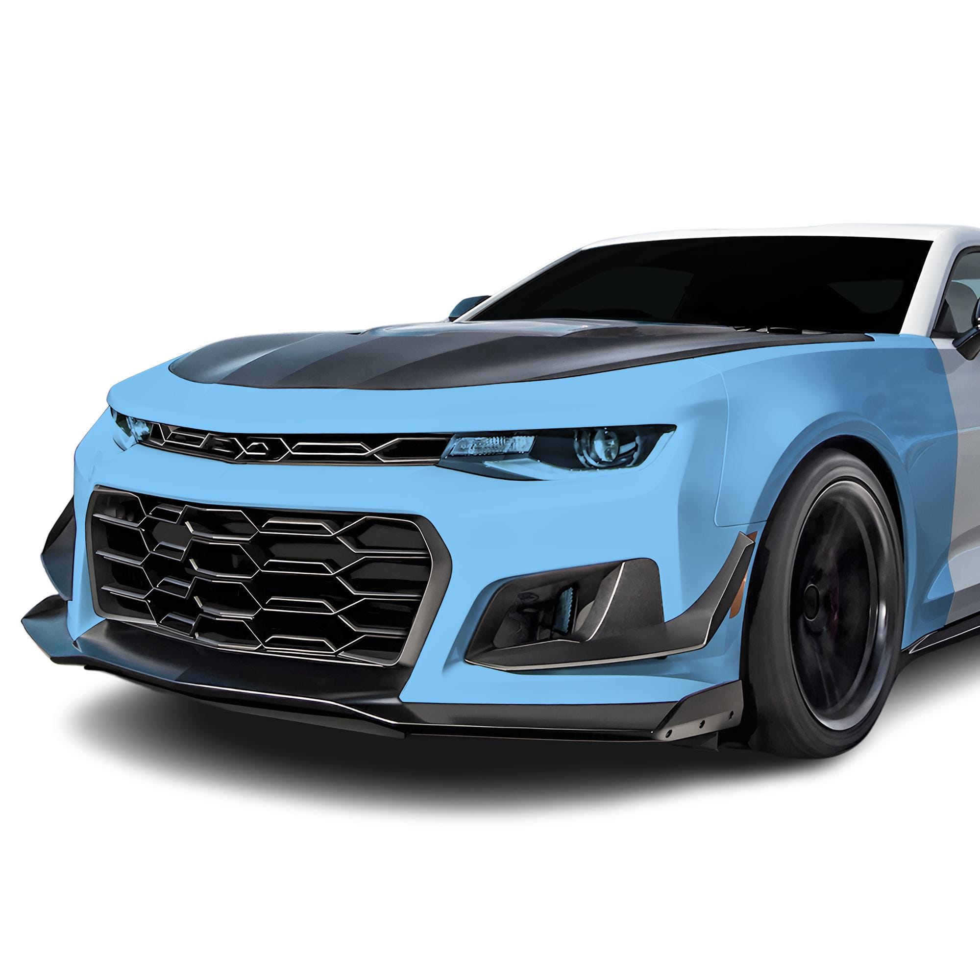 Fits Chevy Camaro (ZL1 1LE) 2018 Pre Cut Hood Fenders and Front Bumper Premium Paint Protection Film Clear Bra PPF Decal Kit 2025 2024 2023