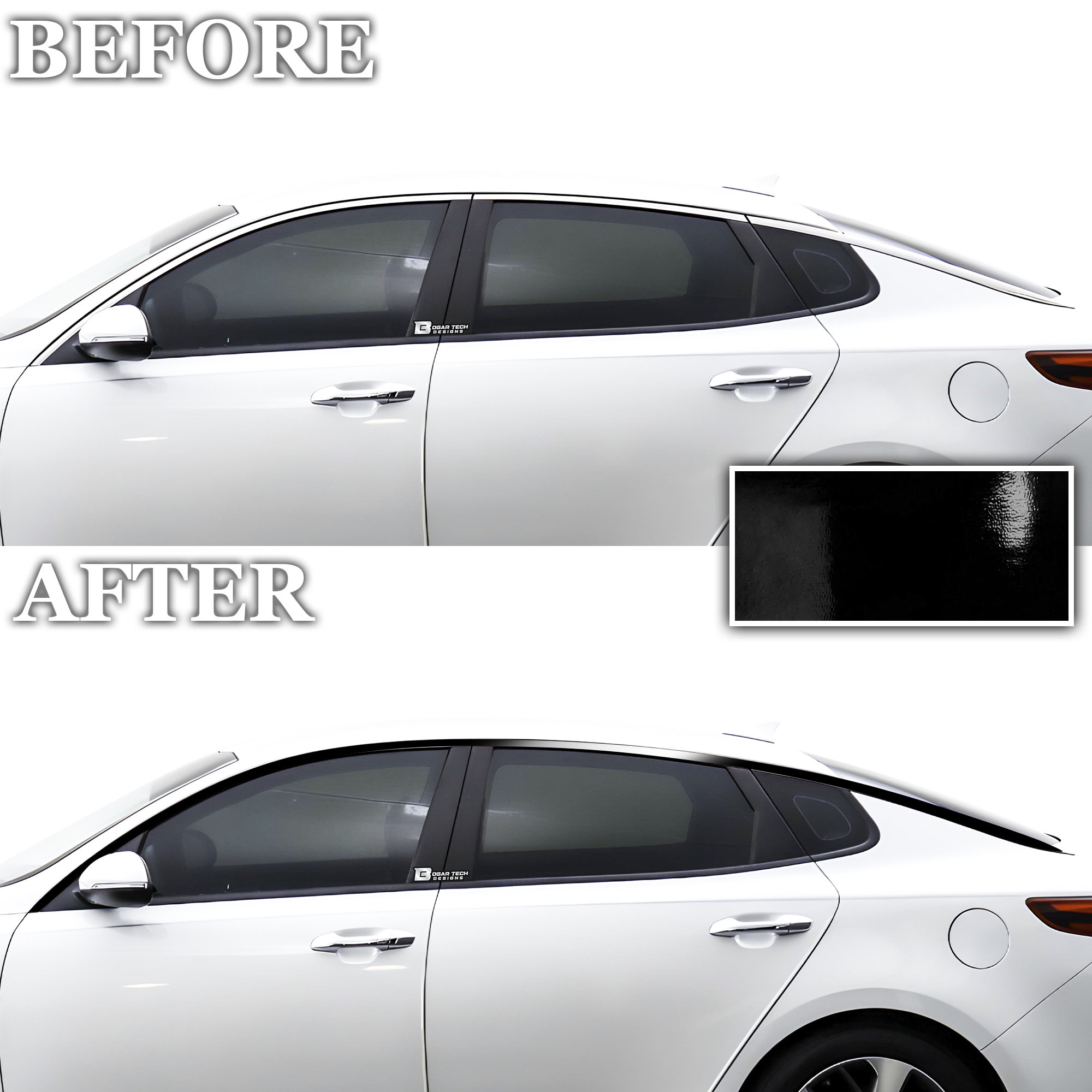 2015 kia optima rear window chrome trim deals