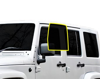 Precut Rear Front Windows Windshield Premium Nano Ceramic Window Tint Film Fits Jeep Wrangler 4 Door 2018 2017 2016 2015 2014 2013 2012 2011