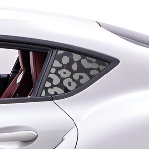 Fits Toyota Corolla 2020 - 2023 Quarter Window Animal Leopard Cheetah Cow Pattern Vinyl Decal Stickers 2021 2022