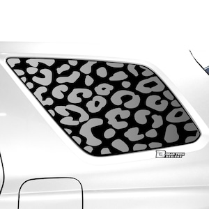 Fits Honda Pilot 2023 2024 Quarter Window Animal Leopard Cheetah Cow Print Vinyl Decal Stickers