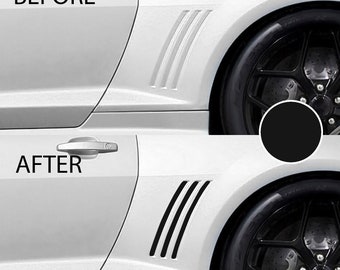 Side Vent Gill Stripes Vinyl Decal Inserts Fits Camaro 2010-2015