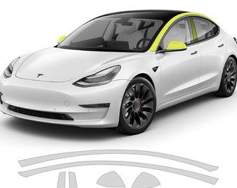 3M Pro Series Paint Protection Film Kit – Tesla Model X 2023-2025 – Clear Gloss, Self-Healing, 8mil