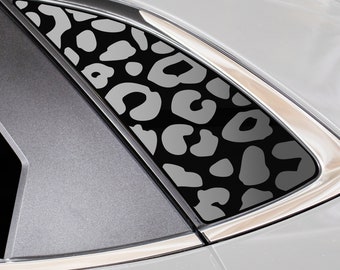 Mazda CX-30 (2020-2026) Quarter Window Leopard Print Vinyl Decal