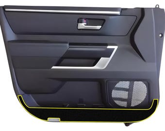 Pasuje do Toyoty Tundra 2022+ Alcantara Anti Kick Door Protection Decal Overlay Film 2025 2024 2023 2022