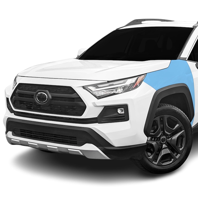 Fits Toyota Rav4 2019 Pre Cut Hood Fenders and Front Bumper Premium