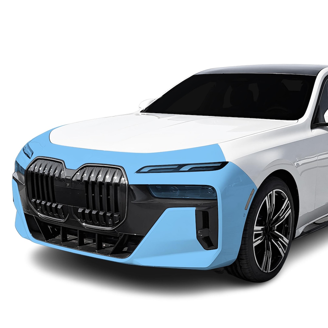 Fits BMW I7 2023+ Pre Cut Hood Fenders and Front Bumper Premium Paint ...