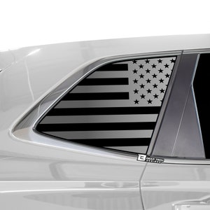 Fits 2023 2024 2025 Honda CR-V CR V Quarter Window American Flag Vinyl Decal Stickers Distressed Blue Red Pink Line