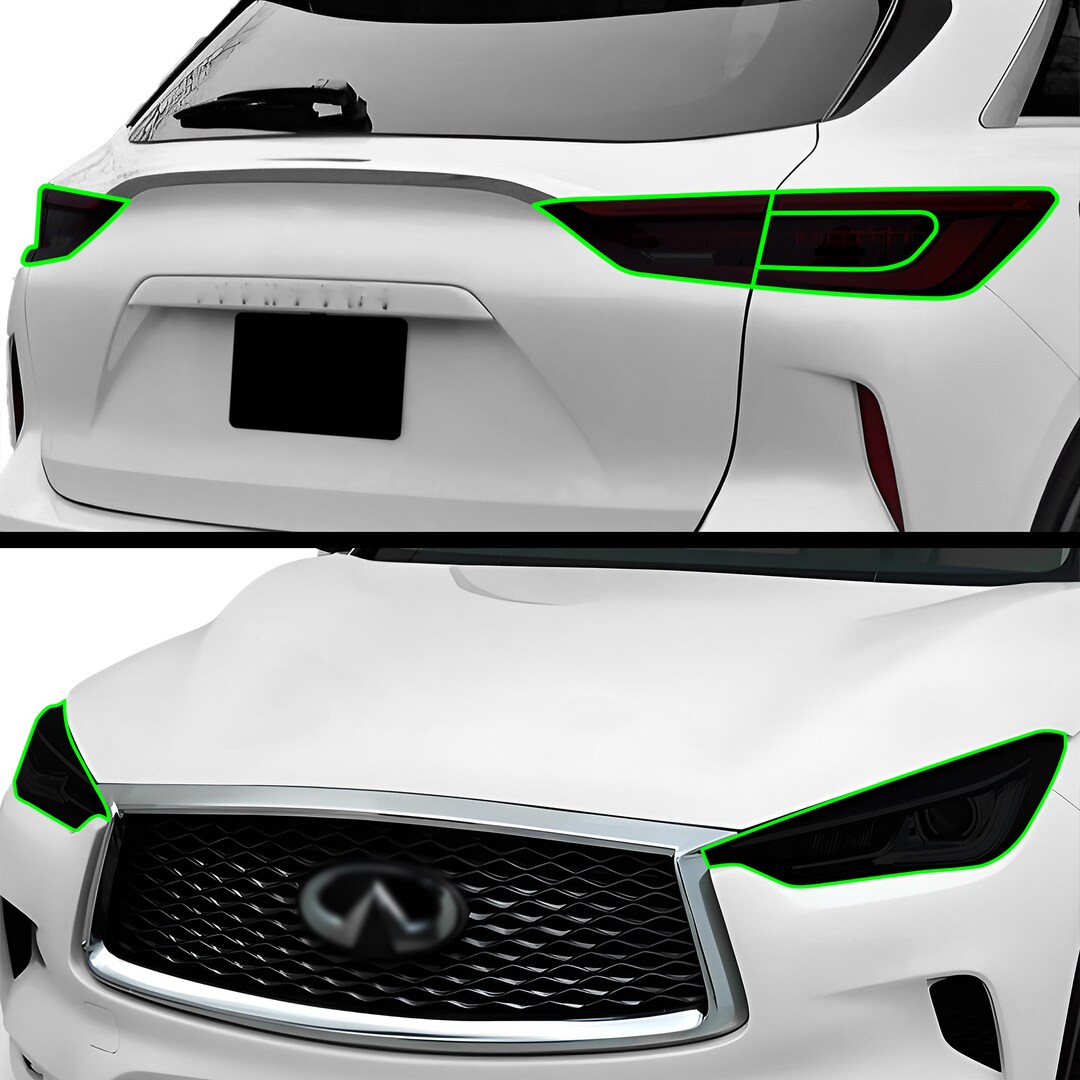Fits Infiniti QX50 20192024 Head Tail Light Precut Smoked Etsy