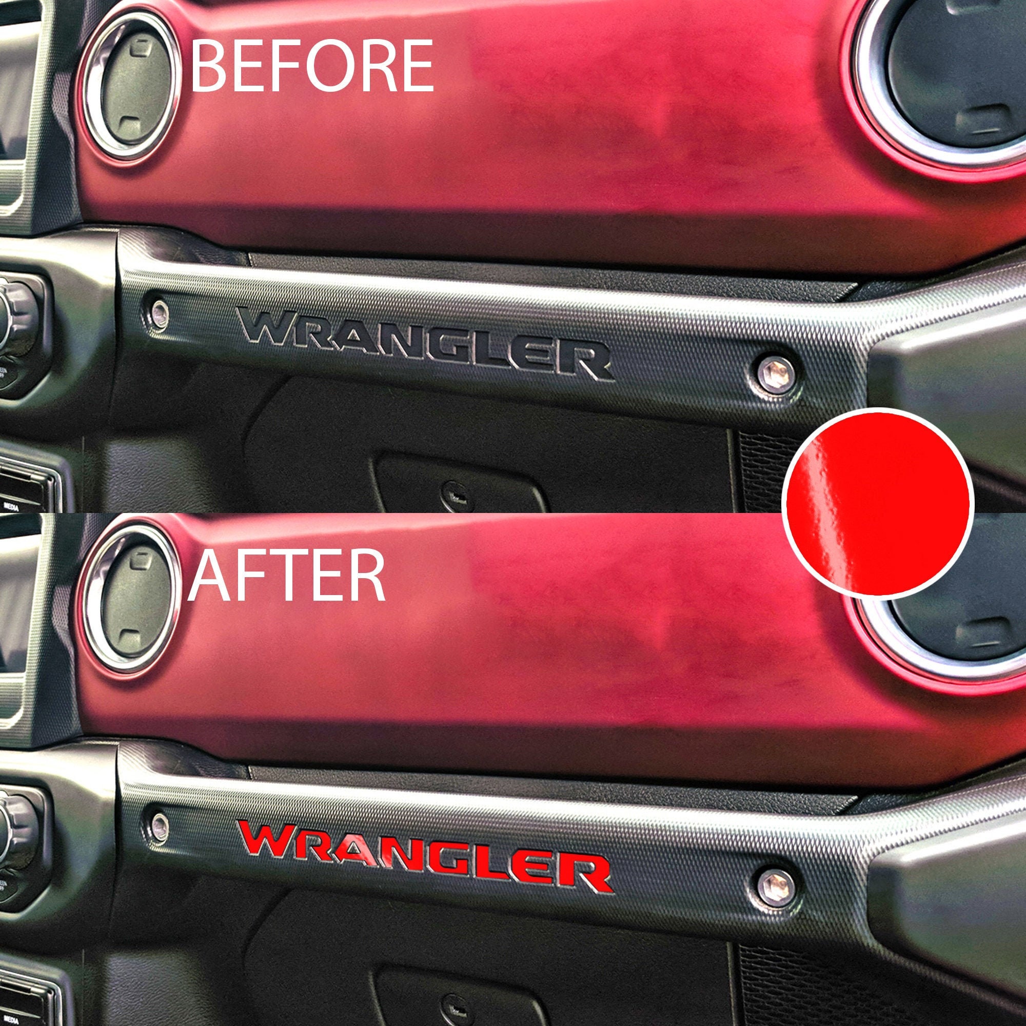Glove Box Dashboard Letter Insert Overlay Decal Sticker Compatible with and Fits Jeep Wrangler JL 2018 Haru Creative Gloss Orange Glove Box Dashboard Letter Insert Overlay Decal Sticker Compatible with and Fits Jeep Wrangler JL 2018 Haru Creative Gloss Orange