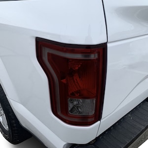 Fits F150 Tail Third Brake Light Precut Smoke Full Tint Kit Cover Overlay 2015 2016 2017 2018 2019 2020