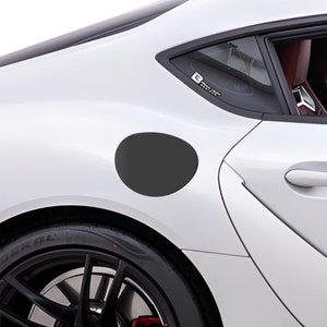 Fuel Door Gas Cap Vinyl Overlay Decal Cover Sticker Fits Toyota Supra 2020 2021 2022 2023