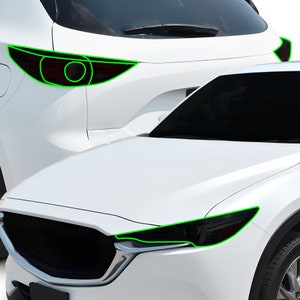 Fits Mazda CX-5 2017 - 2021 Head Tail Light Precut Smoked Vinyl Tint Kit Film Overlay PPF Headlight Taillight 2020 2019 2018