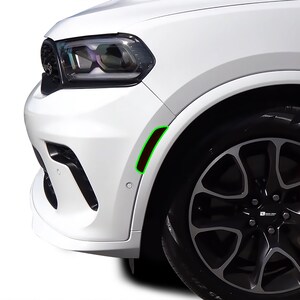 Fits 2021 - 2022 Dodge Durango Fog Sidemarker Third Brake Tail Light Precut Smoked Tint Kit Overlay Film Protector