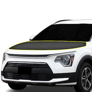 Fits KIA Niro 2023+ Pre Cut Hood Premium Paint Protection Film Gloss Black Carbon Fiber PPF Kit 2025 2024 2023